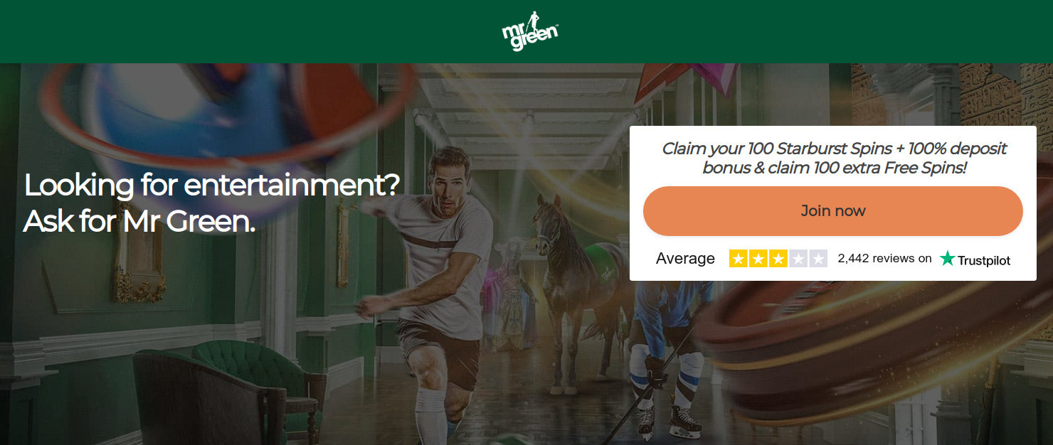 Welcome Bonus at Mr Green