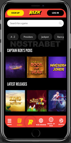 Mobile casino Rizk