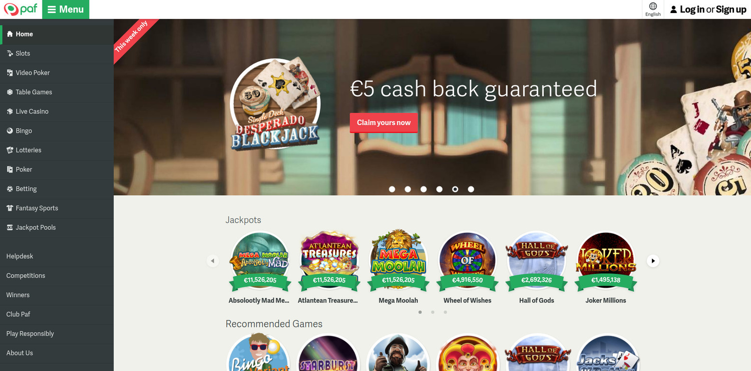 Paf Casino Review