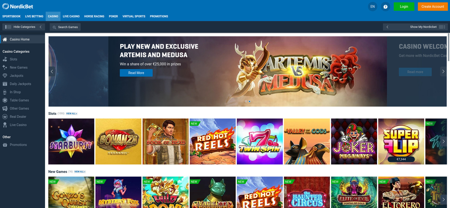 NordicBet Casino Review
