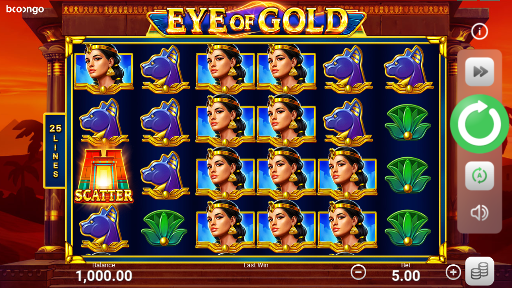 Eye of Gold Slot by Boongo