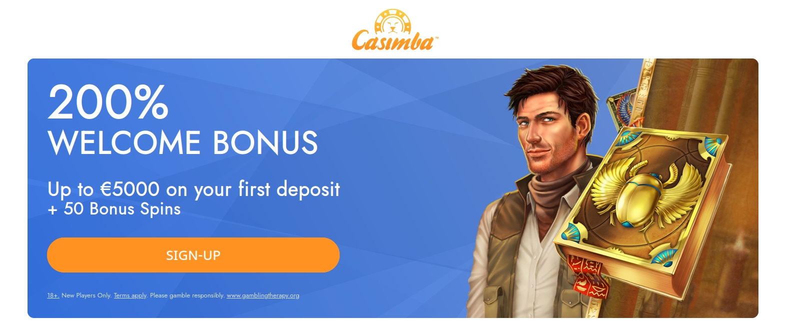 Casimba Casino Welcome Pack