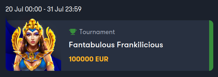 Frank Casino Players Can Join Booongo's New €60K Tournament