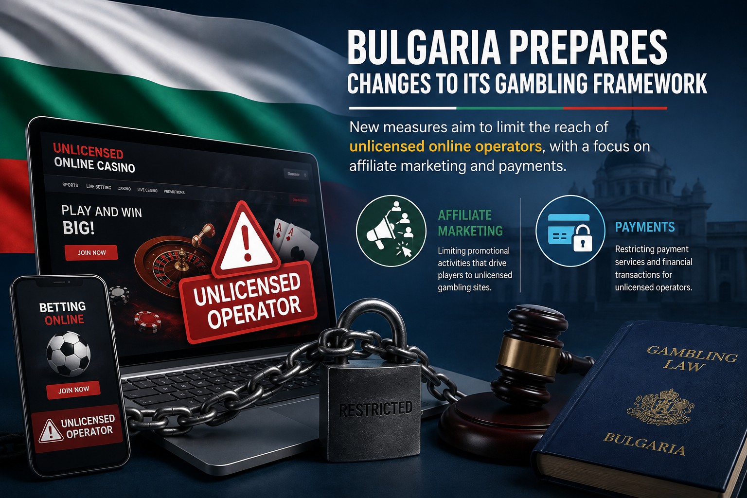 Bulgaria Tightens Gambling Rules For Affiliates And Payments